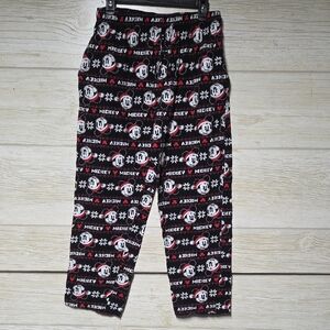 Mickey Mouse Black and White Pajama Pants